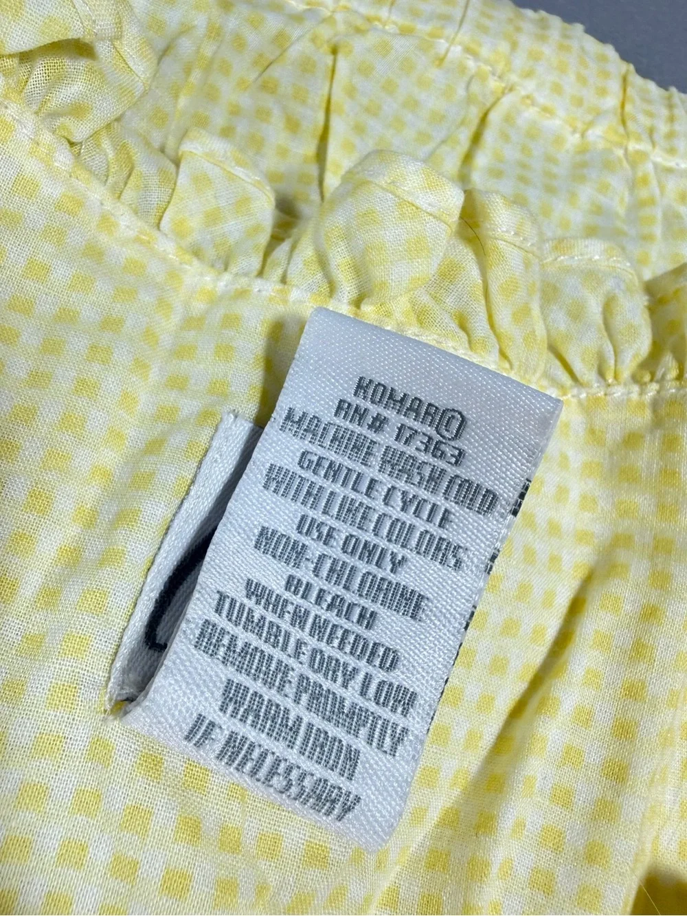 Aria Vintage Pale Yellow Ruffle Cami and Shorts Sleep Set